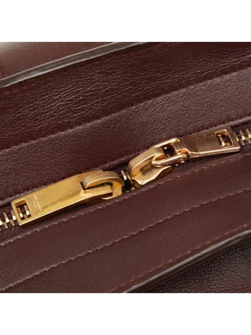 ★SOLD★ Saint Laurent Cabas Handbag Brown Leather - Picture 8 of 10
